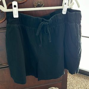 Jockey 100% cotton black shorts with pockets.